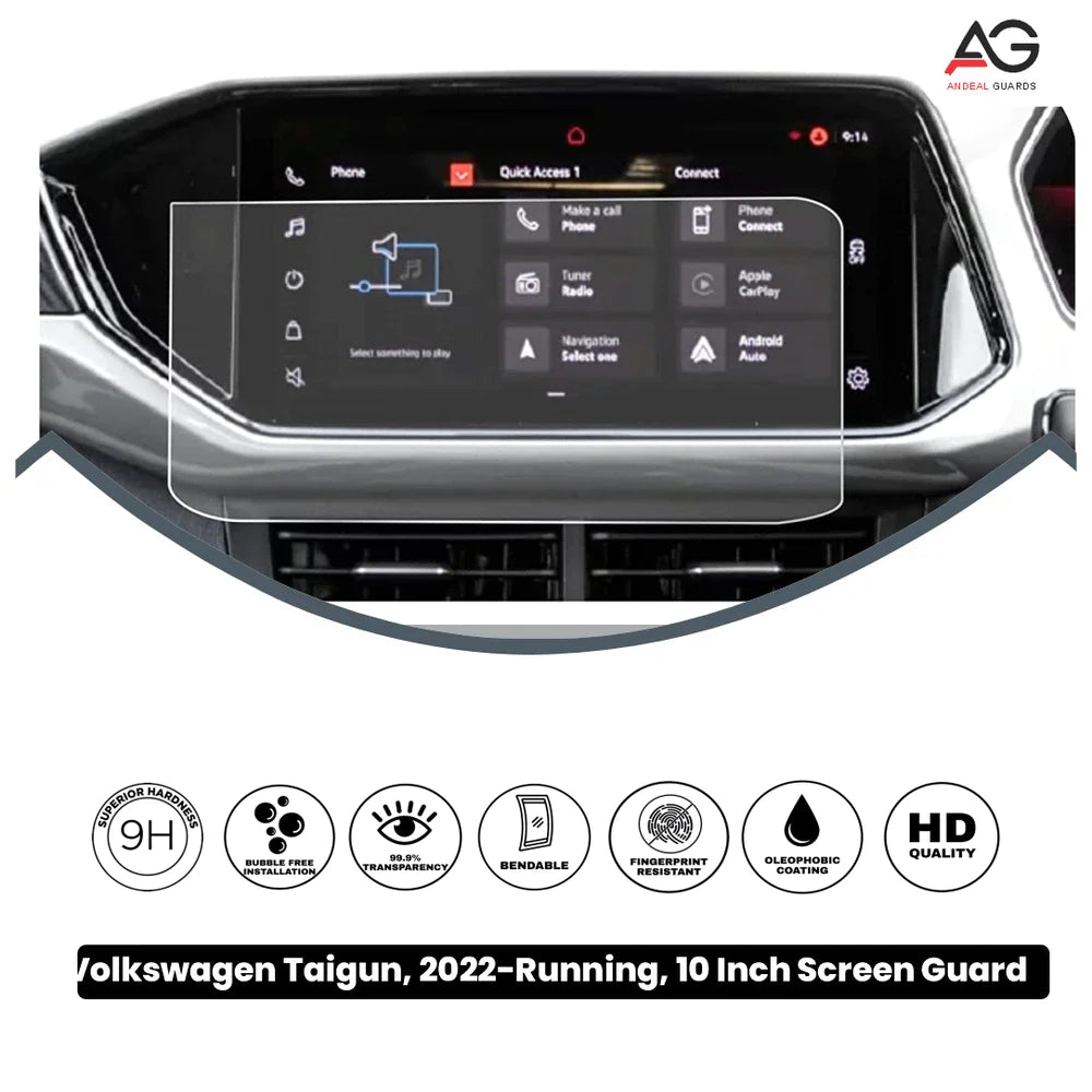 Volkswagen Taigun 10 Inch [2022-Running] Screen Protector