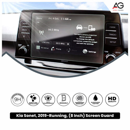 Kia Sonet 8 Inch [2019-Running] Screen Protector