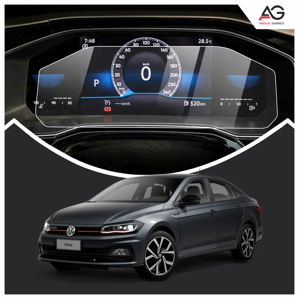 Volkswagen Virtus Cluster [2022-Running] Screen Protector