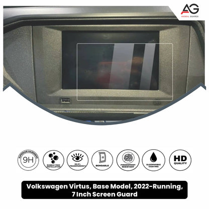 Volkswagen Virtus (Base Model) 7 Inch [2022-Running] Screen Protector