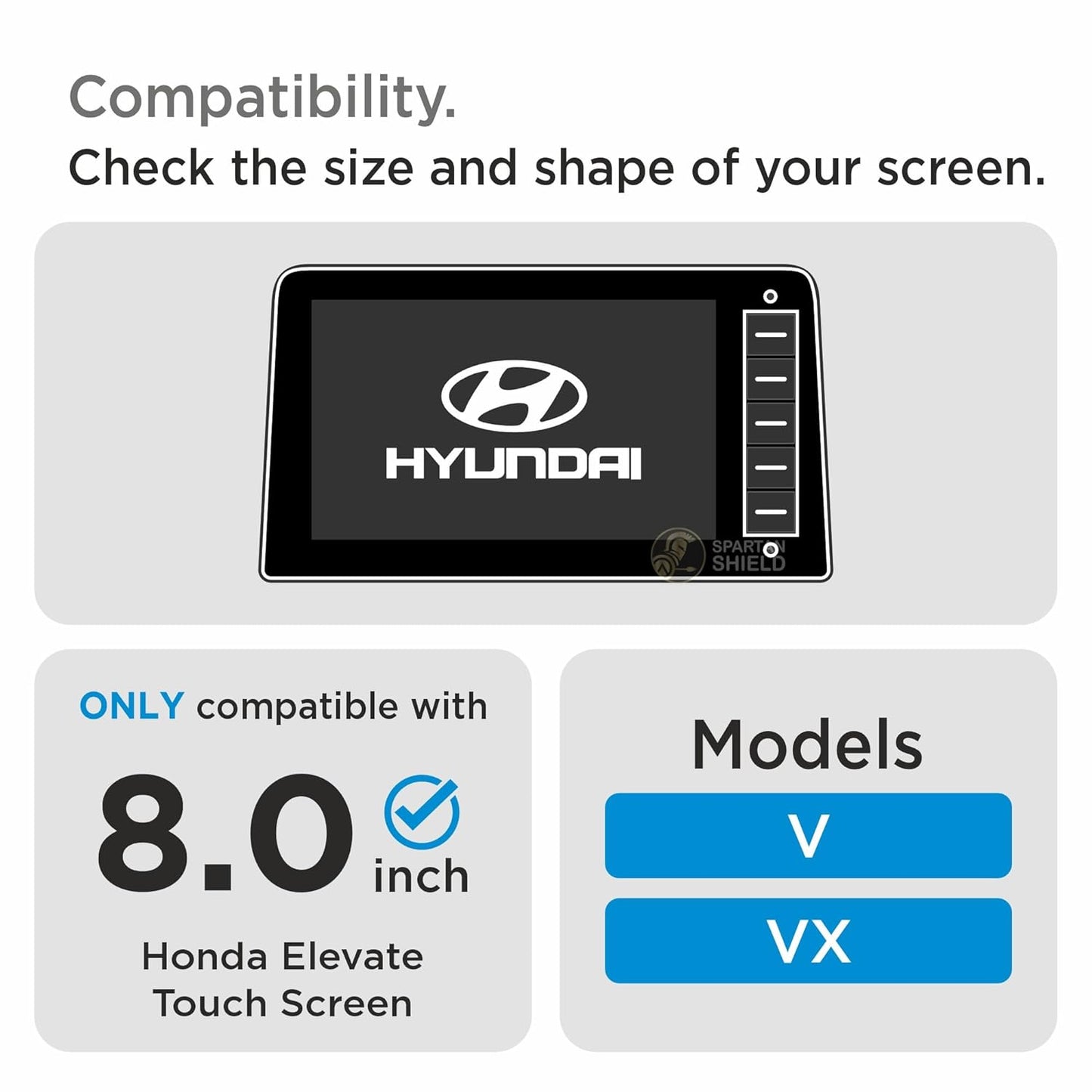 Honda Elevate 2023 V & VX Models -8 Inch | GPS Infotainment System Protector