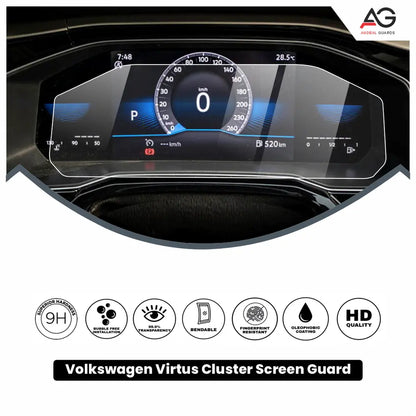 Volkswagen Virtus Cluster [2022-Running] Screen Protector