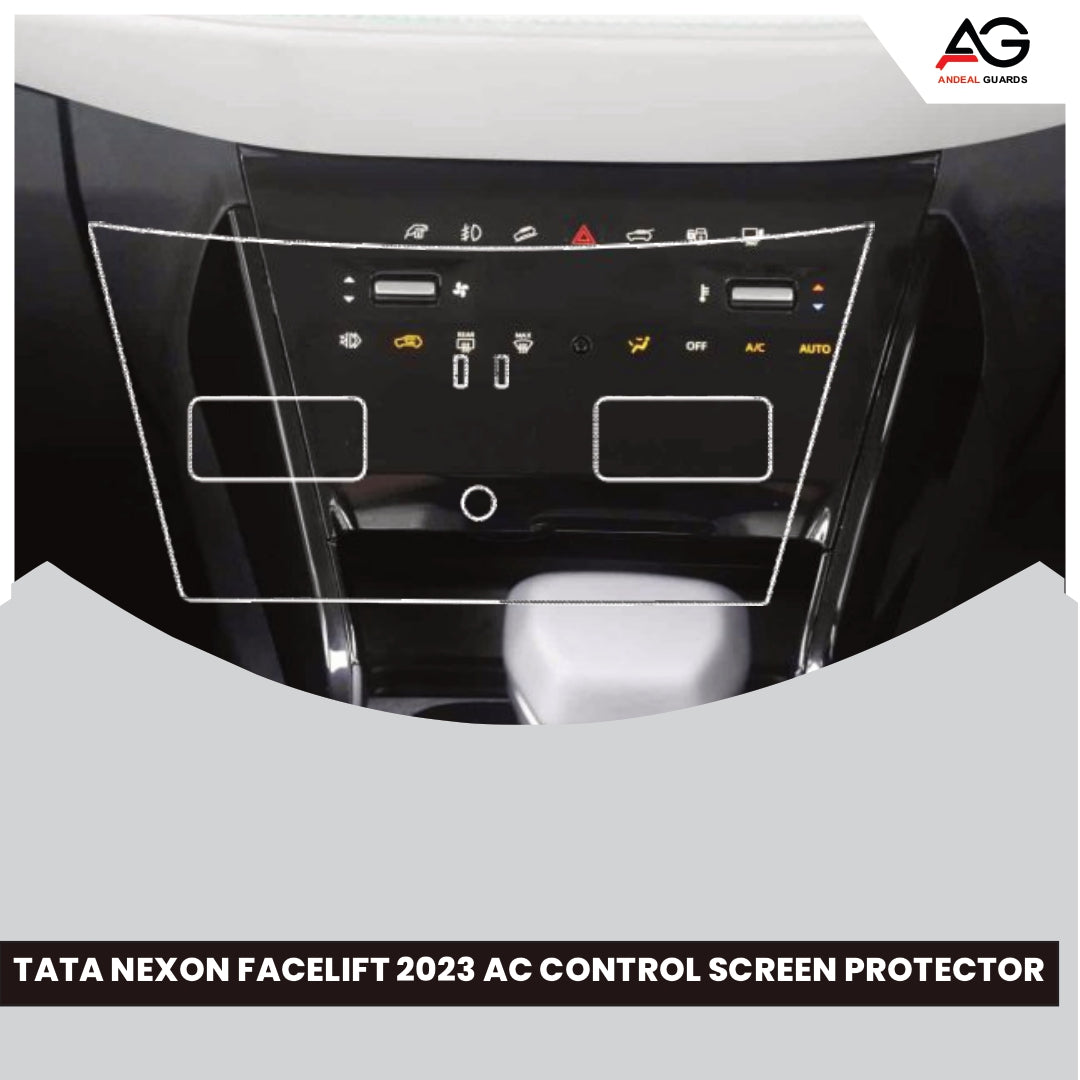 TATA NEXON FACELIFT 2023 AC CONTROL PANEL SCREEN PROTECTOR