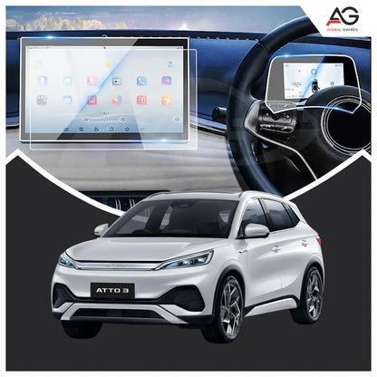 BYD ATTO 3 Infotainment and Cluster Set [2023-Running] Screen Protector