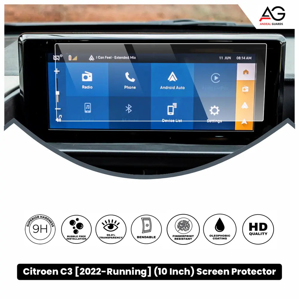 Citroen C3 10 Inch [2022-Running] Screen Protector