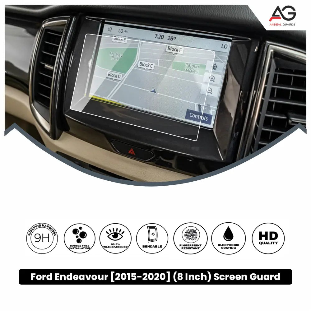 Ford Endeavour 8 Inch [2015-2020] Screen Protector