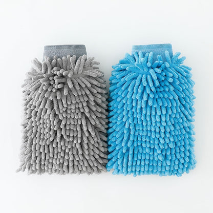 Microfibre Car Wash Gloves (2 Pcs)