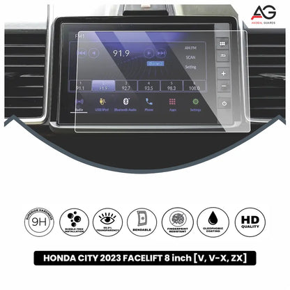 Honda City Facelift [V, V-X, ZX] 8 inch [2023-running] Screen Protector