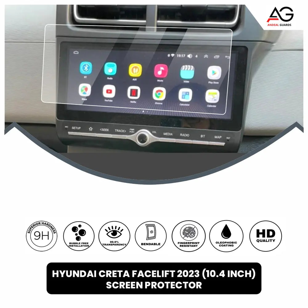 Hyundai Creta Facelift 10.4 Inch [2023-Running] Screen Protector