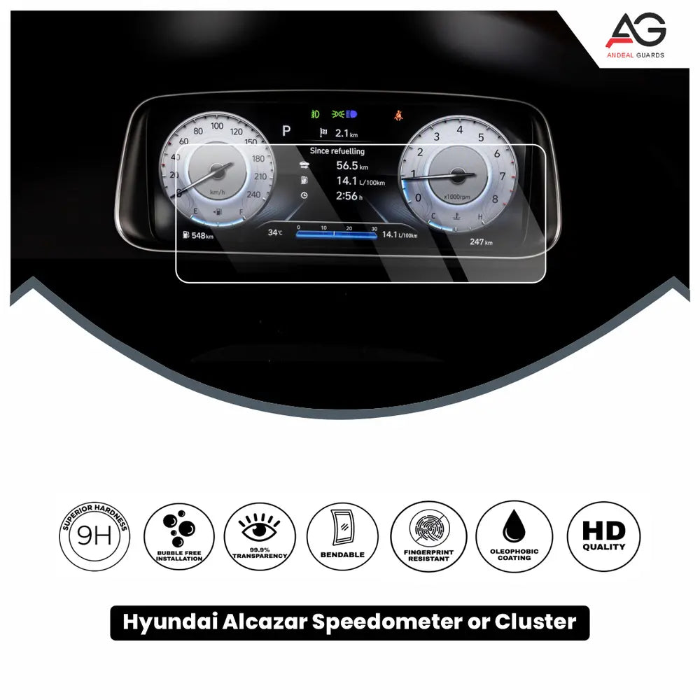 Hyundai Alcazar Speedometer or Cluster Screen Protector