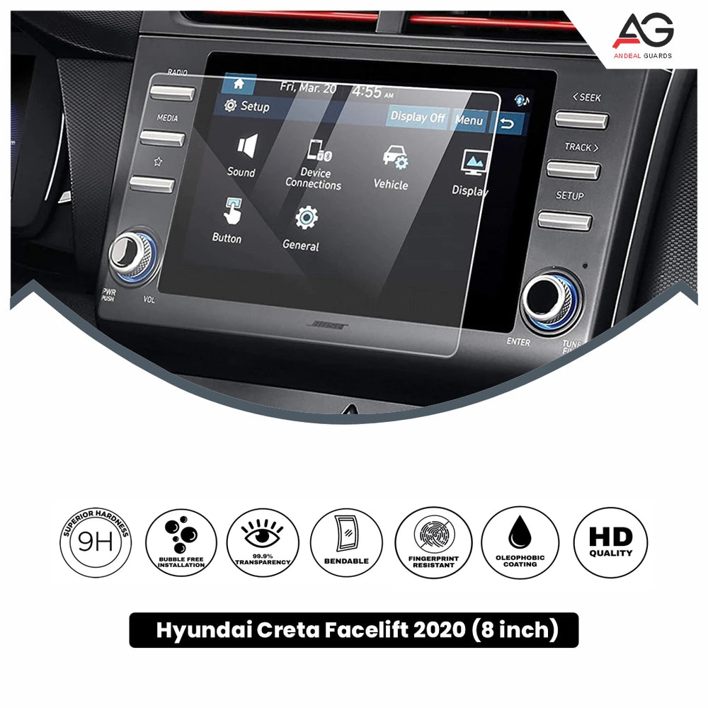 Hyundai Creta Facelift 8 Inch [2020-Running] Screen Protector