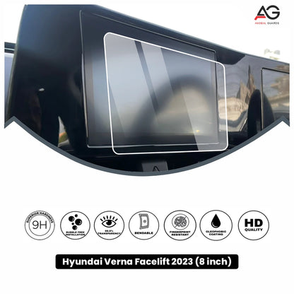 Hyundai Verna Facelift 8 Inch [2023- Running] Screen Protector