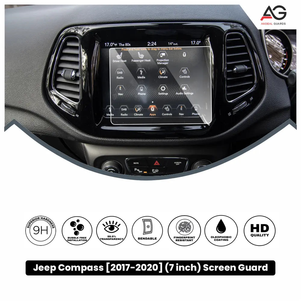 Jeep Compass 7 inch [2017-2020] Screen Protector