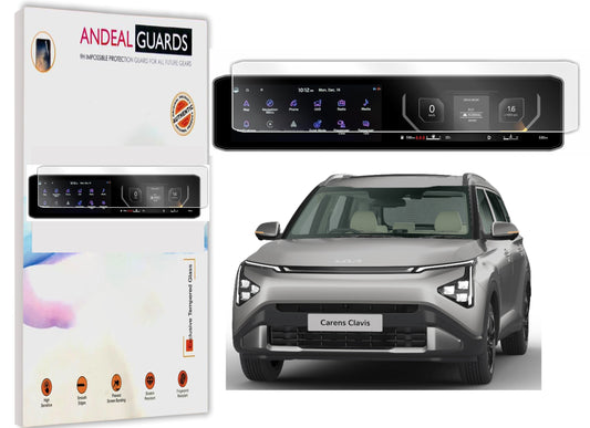 Kia Carens Clavis 2025 – HTE, HTE(O), HTK, HTK+, HTX, HTX+, HTX+(O) Full Display Guard with Installation Kit (Copy)