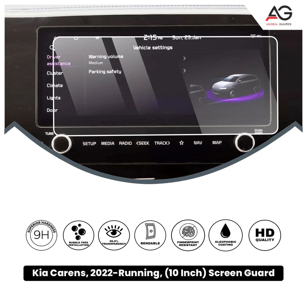 Kia Carens 10 Inch [2022-Running] Screen Protector