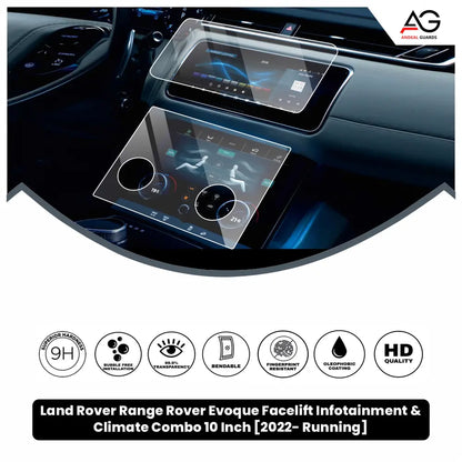 Land Rover Range Rover Evoque Facelift Infotainment Combo 10 Inch [2022- Running] Screen Protector