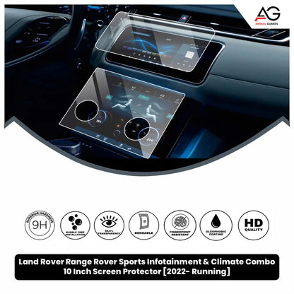 Land Rover Range Rover Sports Infotainment Combo 10 Inch [2022- Running] Screen Protector