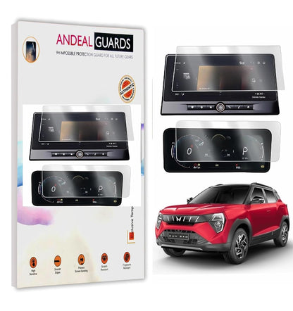 Mahindra XUV 3XO 2024 Facelift – 10.25-Inch Infotainment + Instrument Cluster Protector | AX5, AX5L, AX7, AX7L