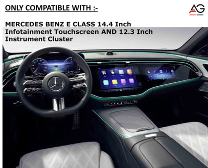 Mercedes Benz E-Class 2024-2025 [ Infotainment + Instrument Cluster Screen Guard] Combo