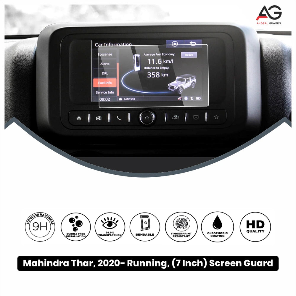 Mahindra Thar 7 Inch [2020- Running] Screen Protector