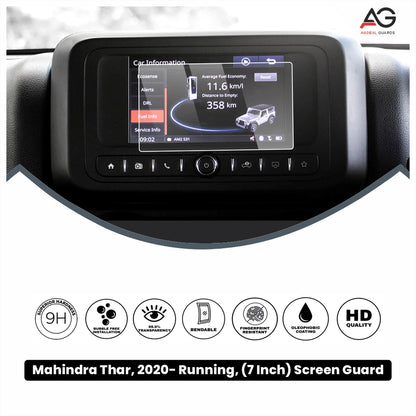 Mahindra Thar 7 Inch [2020- Running] Screen Protector