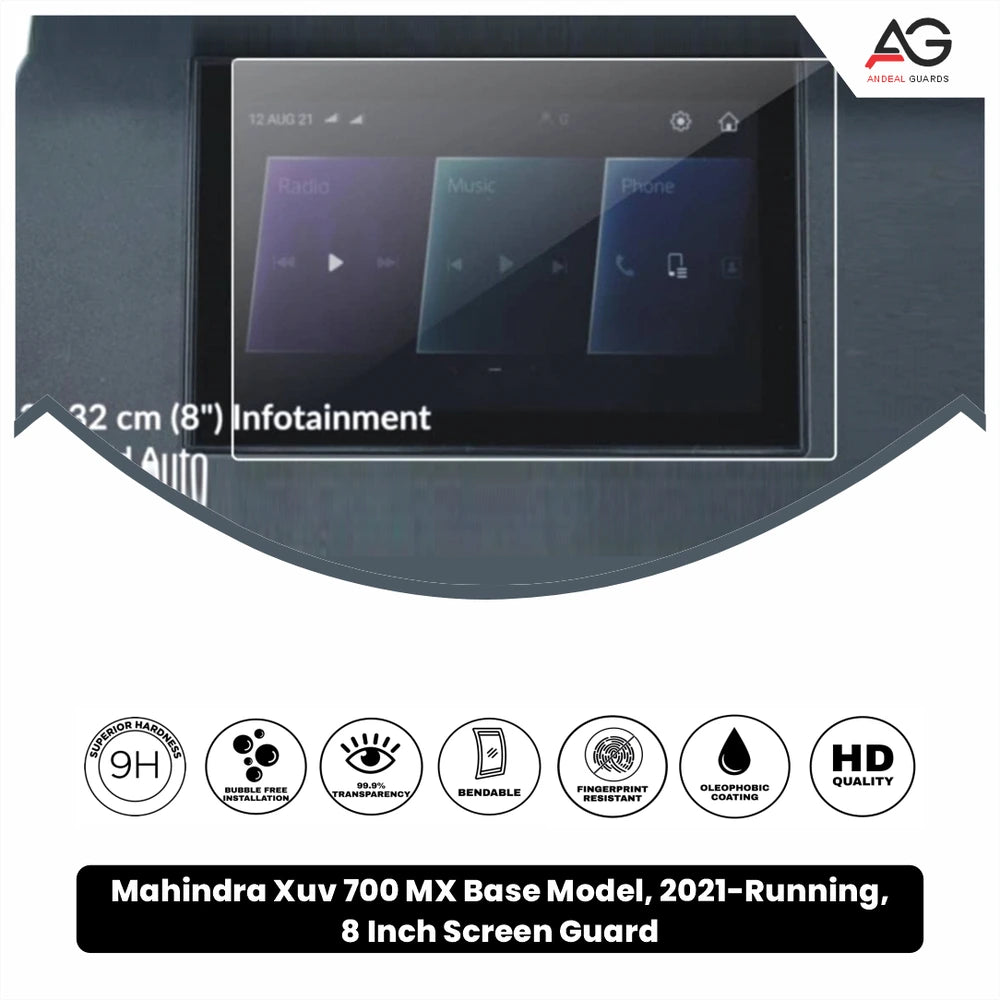 Mahindra XUV 700 MX Base Model 8 Inch [2021-Running] Screen Protector