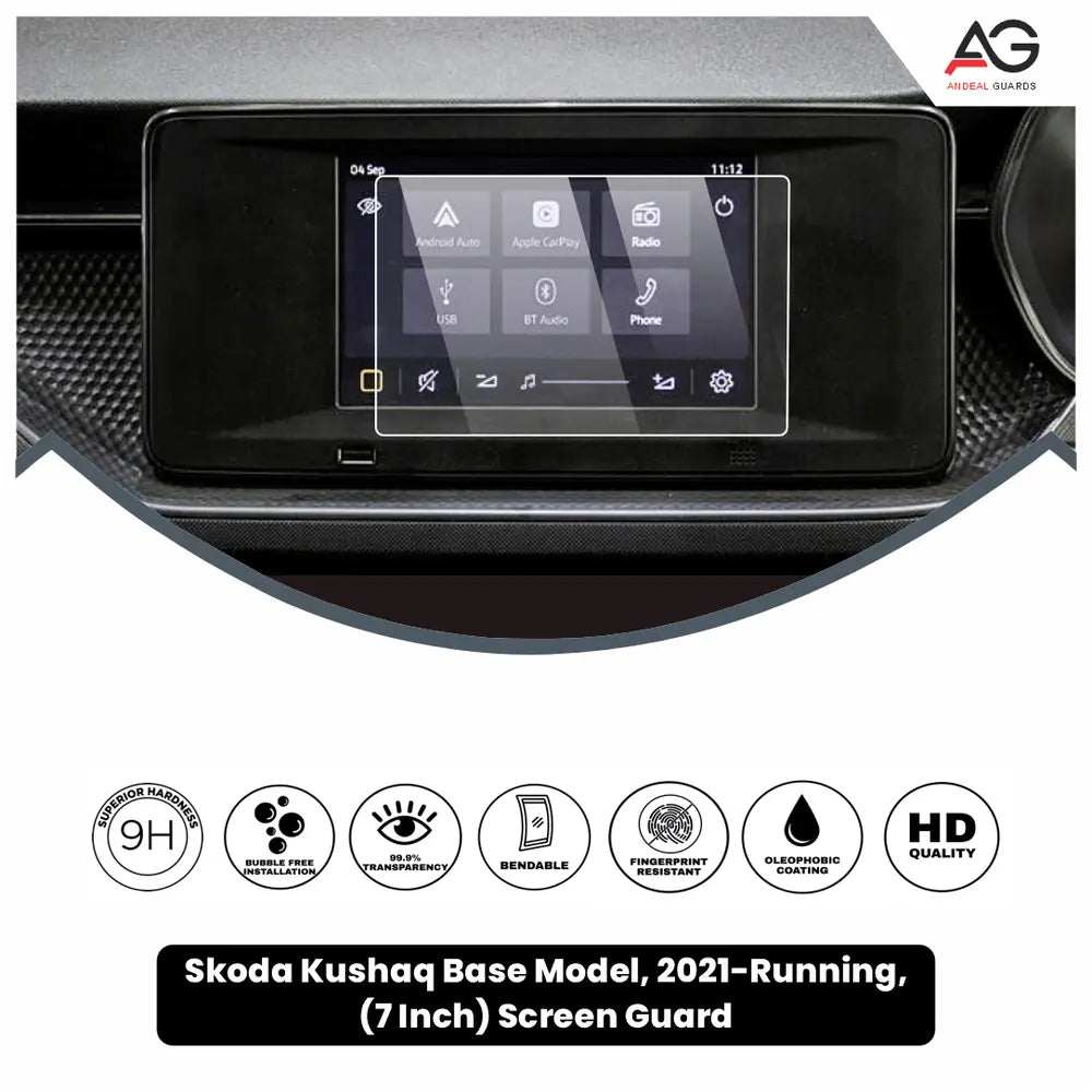 Skoda Kushaq Base Model 7 Inch [2021-Running] Screen Protector