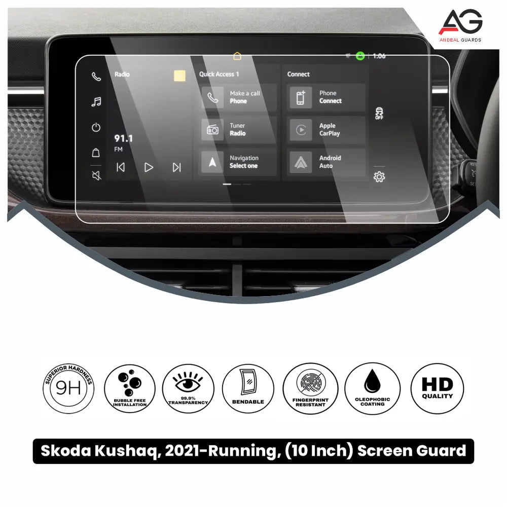 Skoda Kushaq 10 Inch [2021-Running] Screen Protector