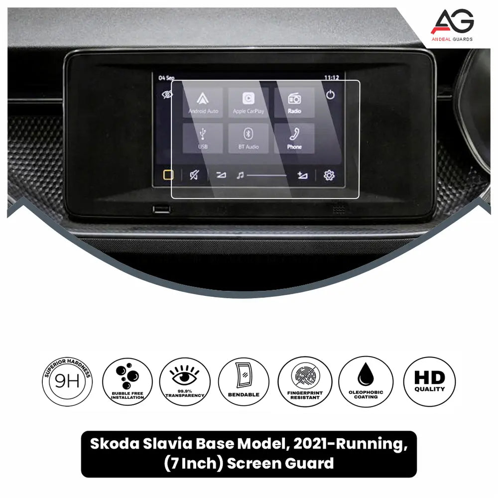 Skoda Slavia Base Model 7 Inch [2021-Running] Screen Protector