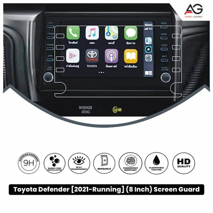 Toyota Defender 8 Inch [2021-Running] Screen Protector