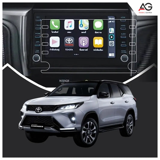 Toyota Fortuner Facelift 8 Inch [2021-Running] Screen Protector