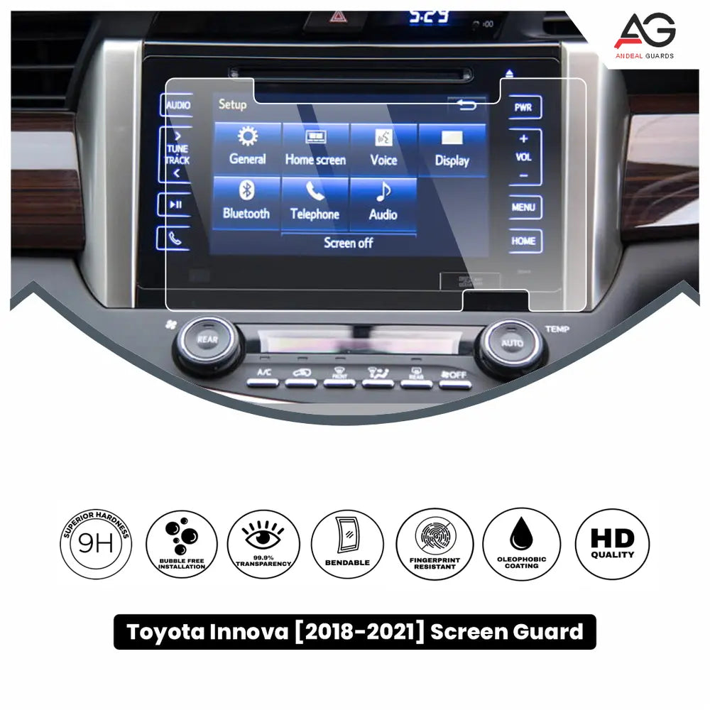 Toyota Innova Crysta facelift 8 inch [2021-running] screen protector