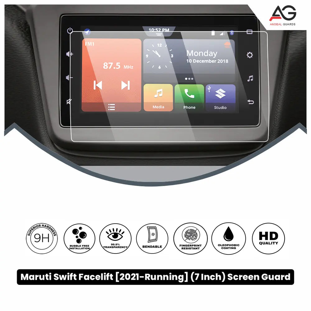 Maruti Swift Facelift 7 Inch [2021-Running] Screen Protector