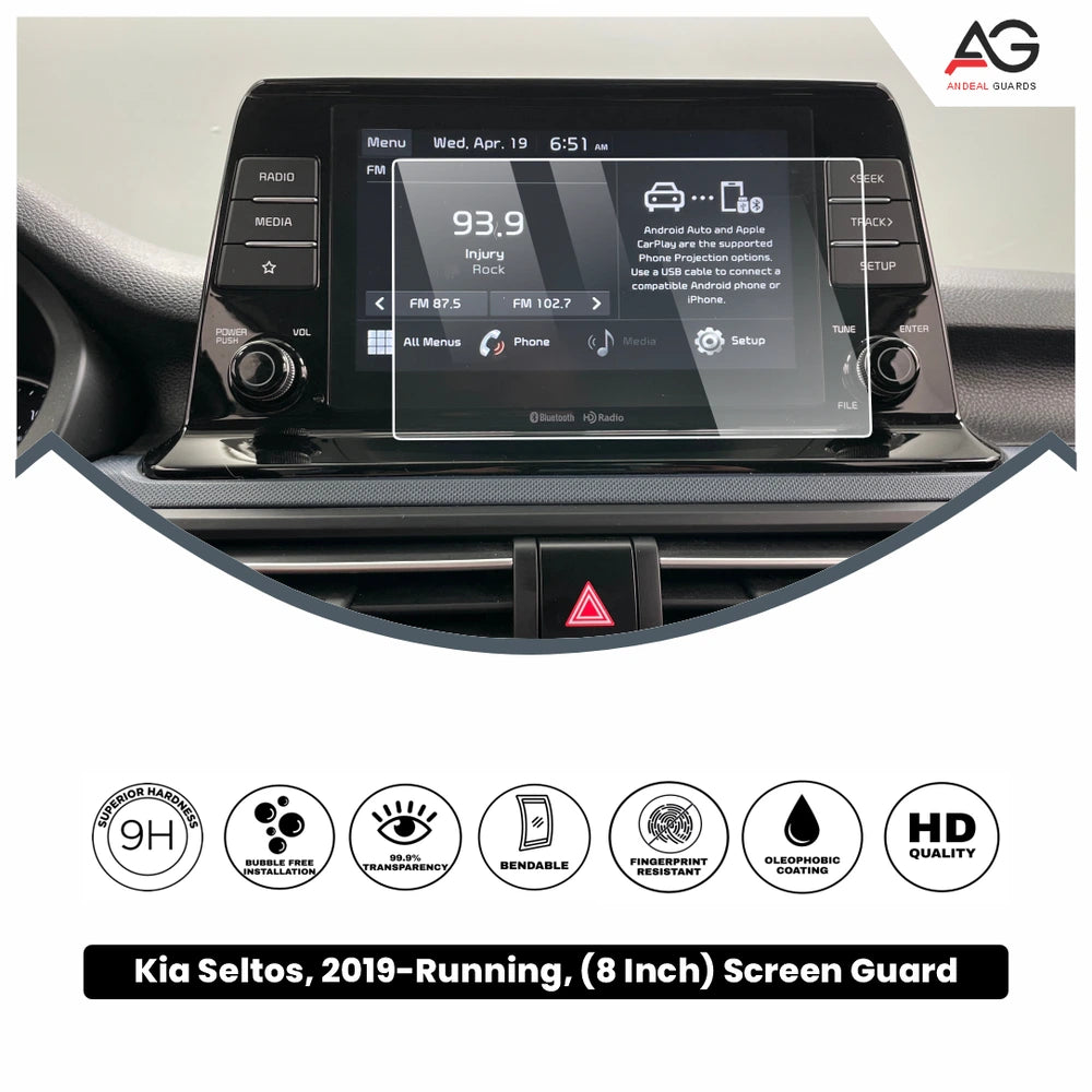 Kia Seltos 8 Inch [2019-Running] Screen Protector