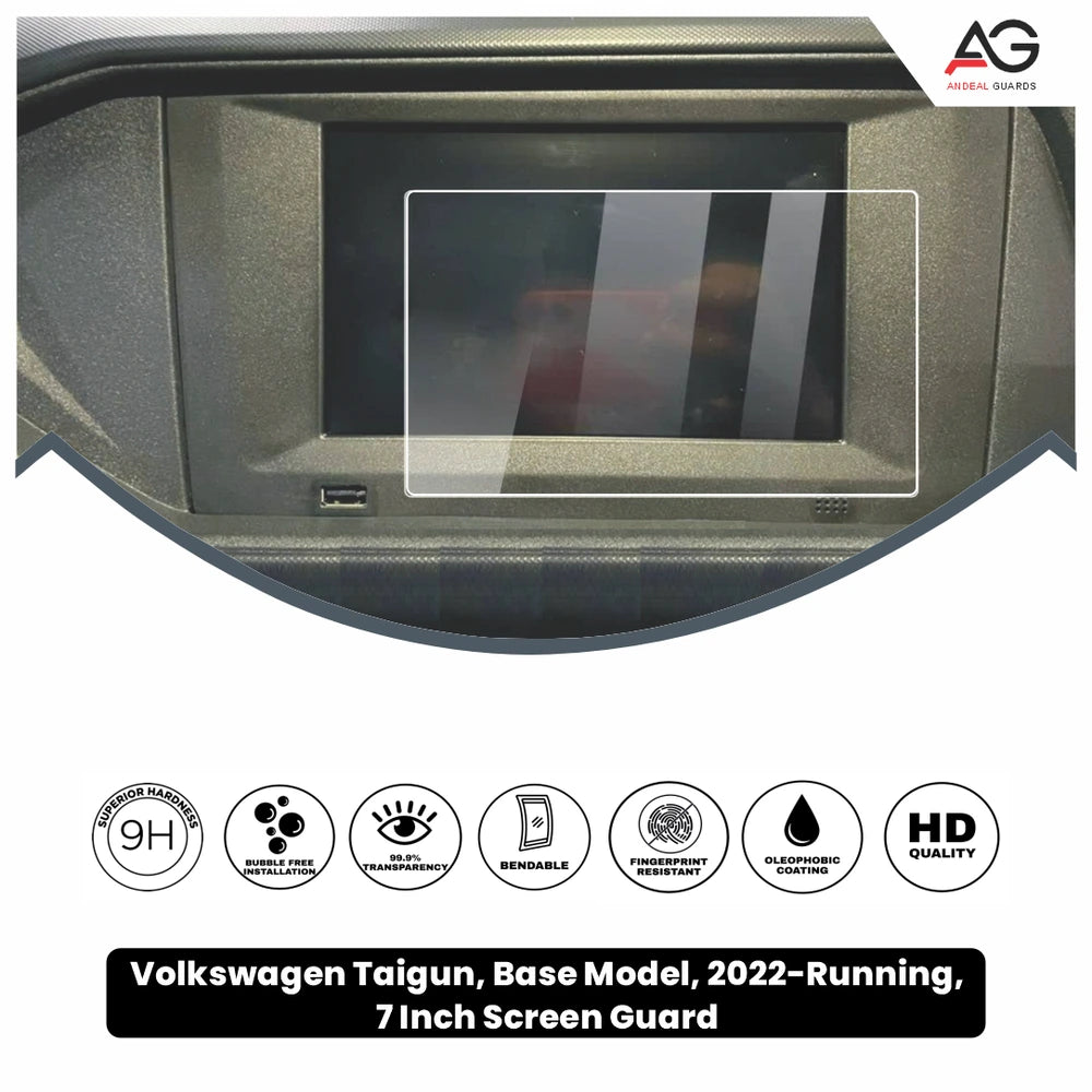 Volkswagen Taigun (Base Model) 7 Inch [2022-Running] Screen Protector