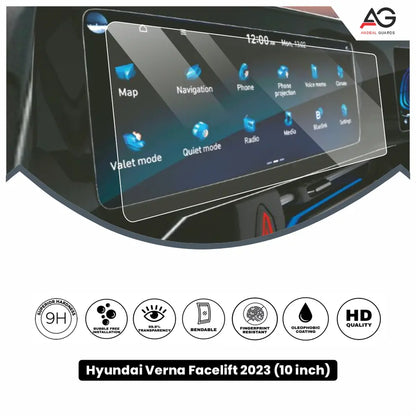 Hyundai Verna Facelift 10 Inch [2023- Running] Screen Protector